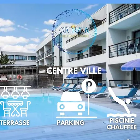 Caporizon-l'archipel-t1-piscine-centre Ville-terrasse Apartment